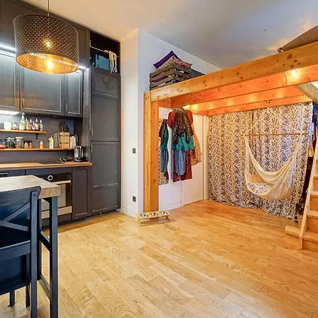 Cosy And Design Studio With Balcony And Garden 蒙特勒伊